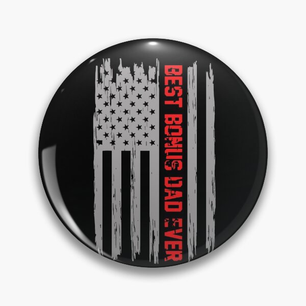 Item preview, Best Bonus Dad Ever Father's day 4th of July distressed American Flag designed and sold by oussama dif.