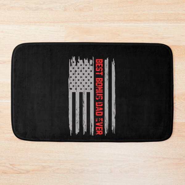 Item preview, Best Bonus Dad Ever Father's day 4th of July distressed American Flag designed and sold by oussama dif.