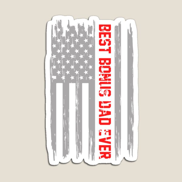 Item preview, Best Bonus Dad Ever Father's day 4th of July distressed American Flag designed and sold by oussama dif.