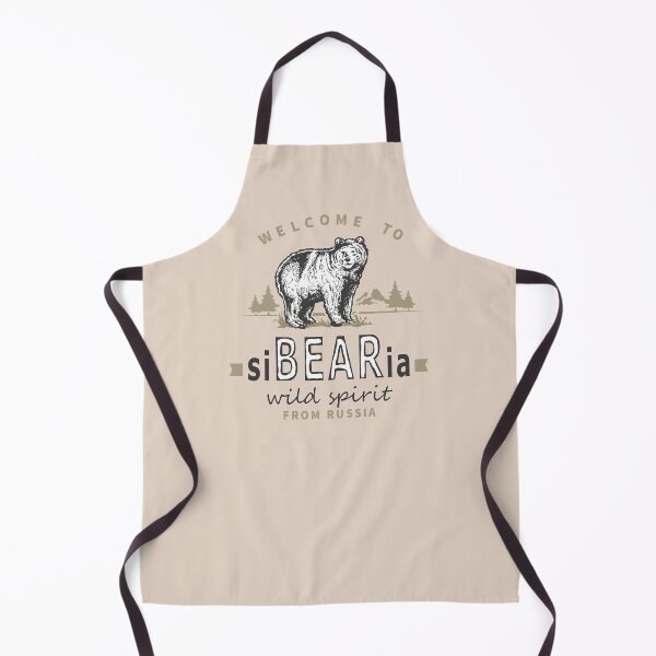 Item preview, Welcome to Siberia with bear from Russia, creme edition designed and sold by bye-then.