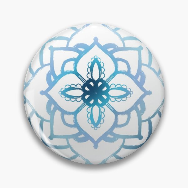 Item preview, Mandala Flor Azul designed and sold by Morag McMillan  Wilson Art.