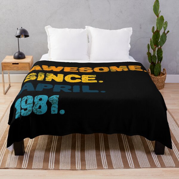 Item preview, Awesome Since April 1981 celebrate 40 years old birthday gift designed and sold by ZenCloak.