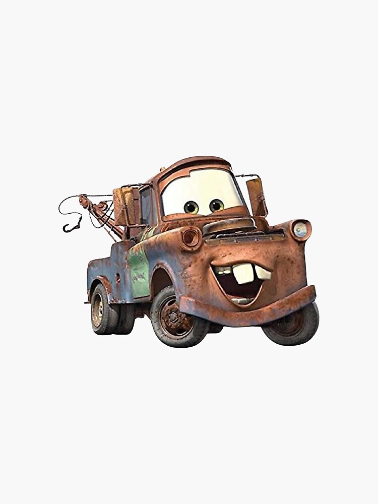 tow mater right Sticker