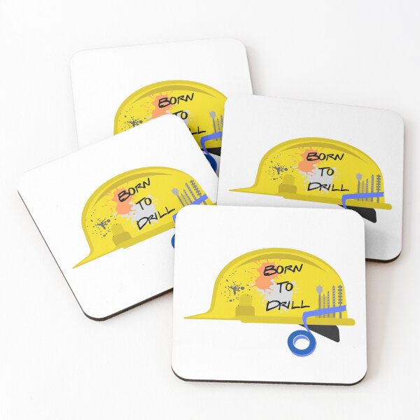 Item preview, Born to Drill - hard hat  designed and sold by OffensiveTCG.