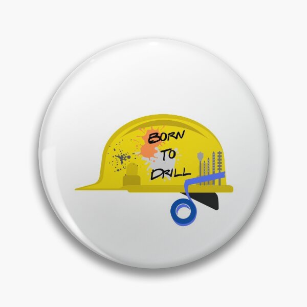 Item preview, Born to Drill - hard hat  designed and sold by OffensiveTCG.