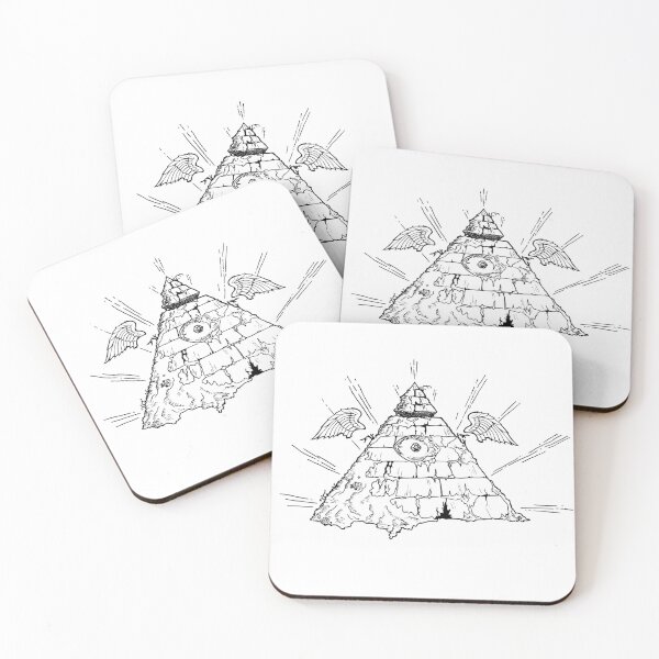Item preview, illuminati pyramid with wings designed and sold by ludovicoderic.