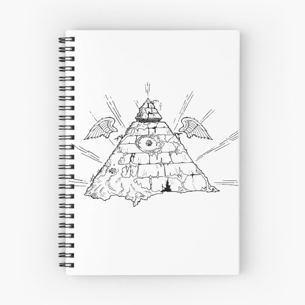 Artikelvorschau, Illuminati-Pyramide mit Flügeln entworfen und verkauft von ludovicoderic.