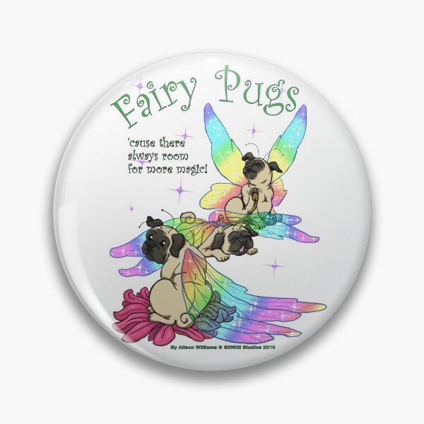 Item preview, Fairy Pugs looking For A New Home! designed and sold by SillWillStudios.
