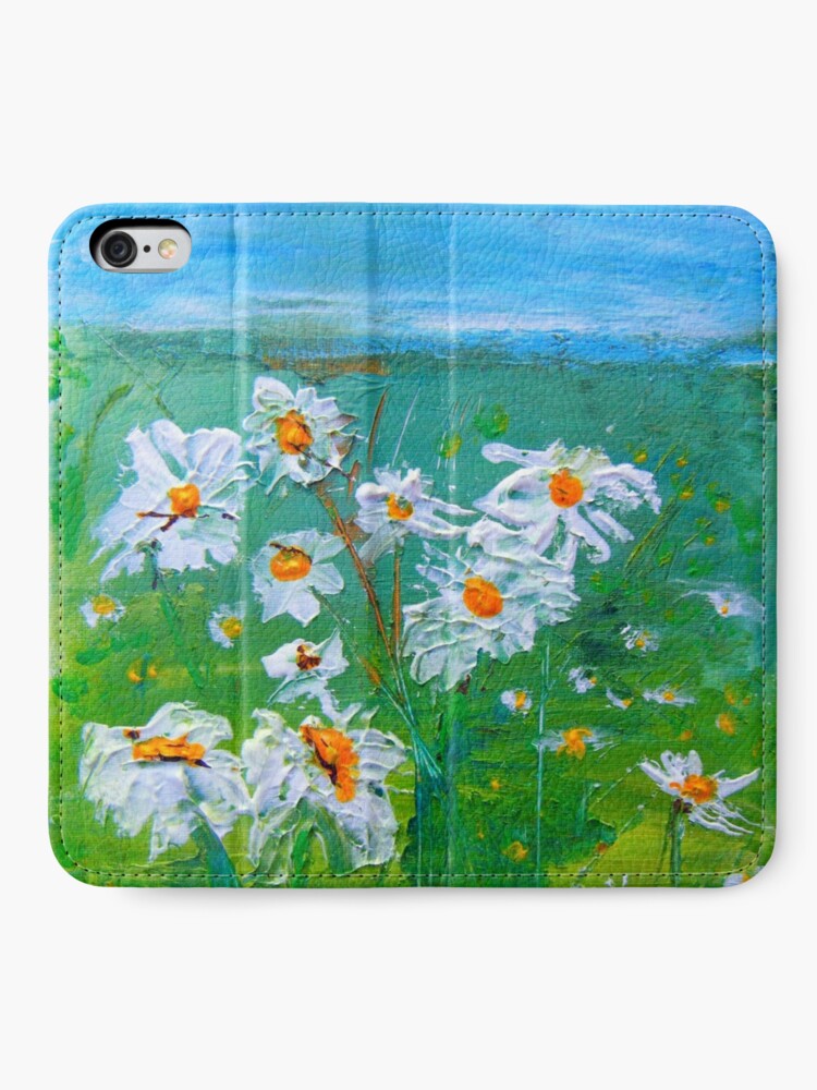 Alternate view of Meadow Daisies iPhone Wallet