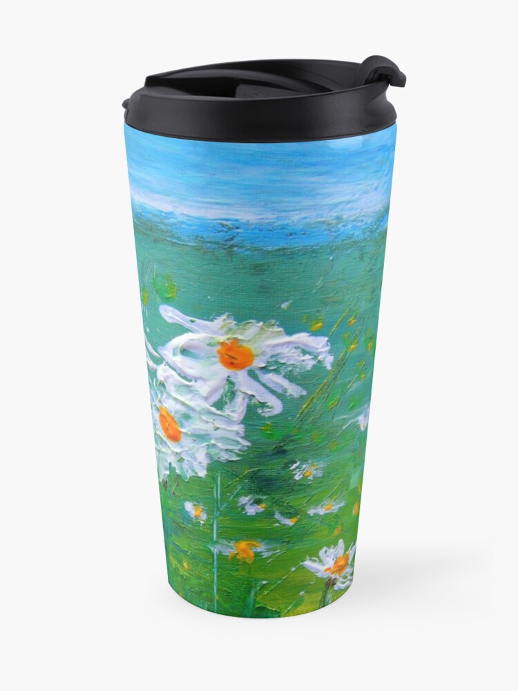 Alternate view of Meadow Daisies Travel Mug