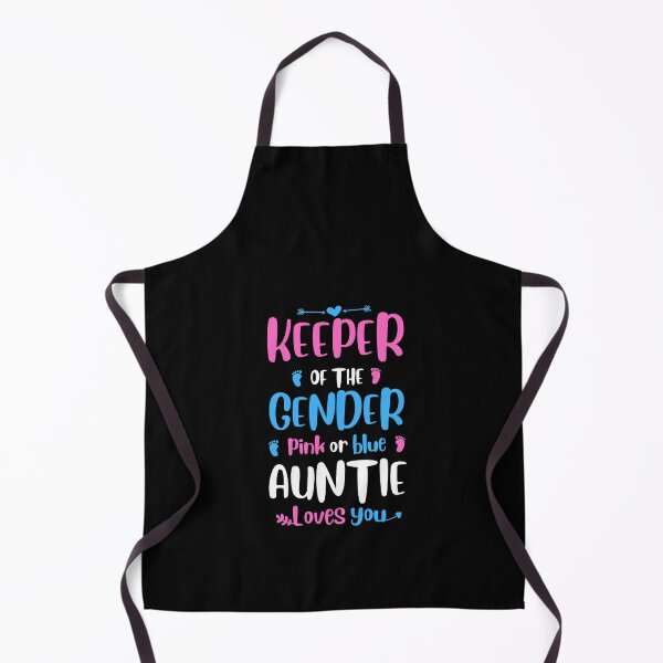 Item preview, Keepr of the gender Pink of Blue auntie loves you baby reveal party gift designed and sold by oussama dif.