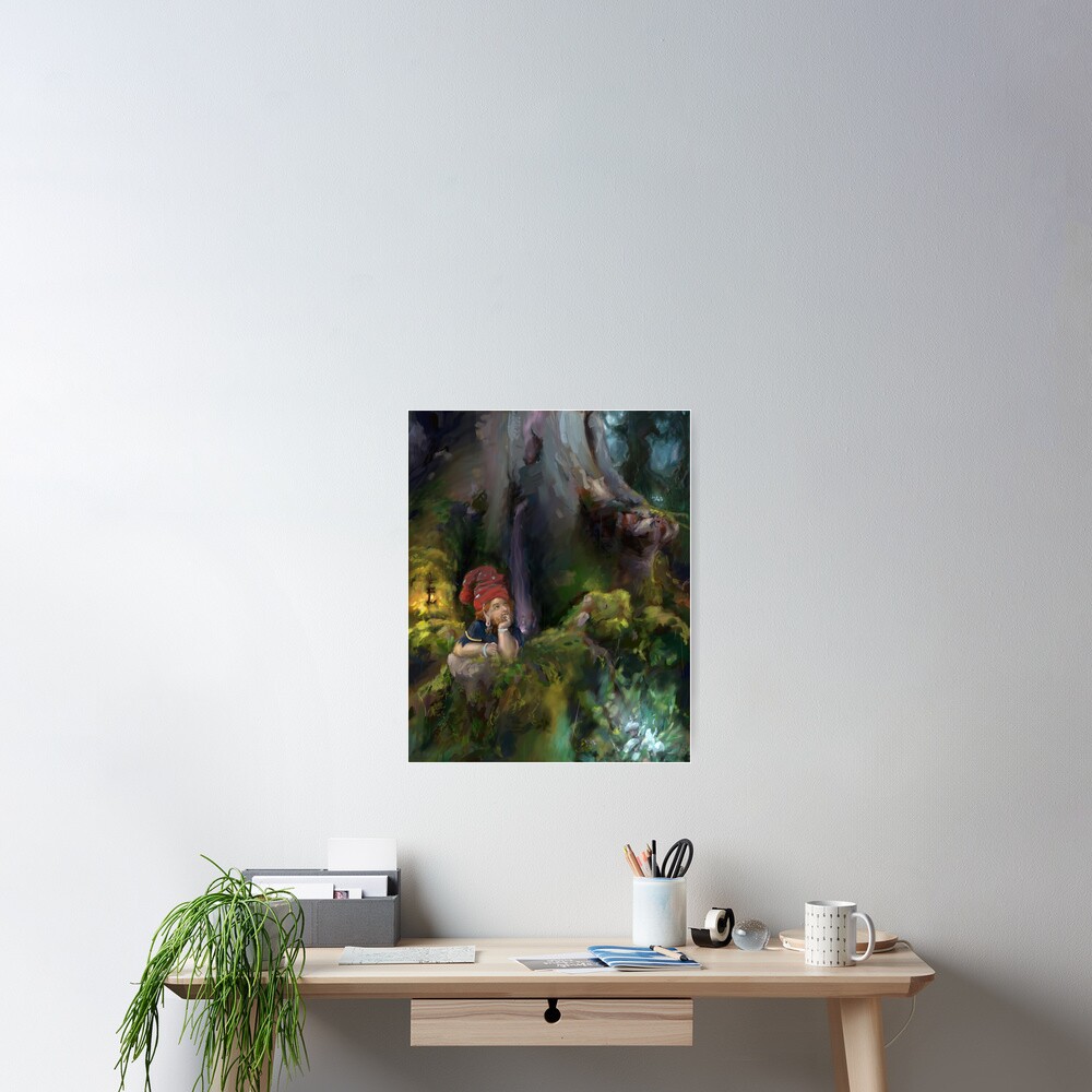 The Gnome Universe Enchanted Forest Poster By Felix Wilson Redbubble