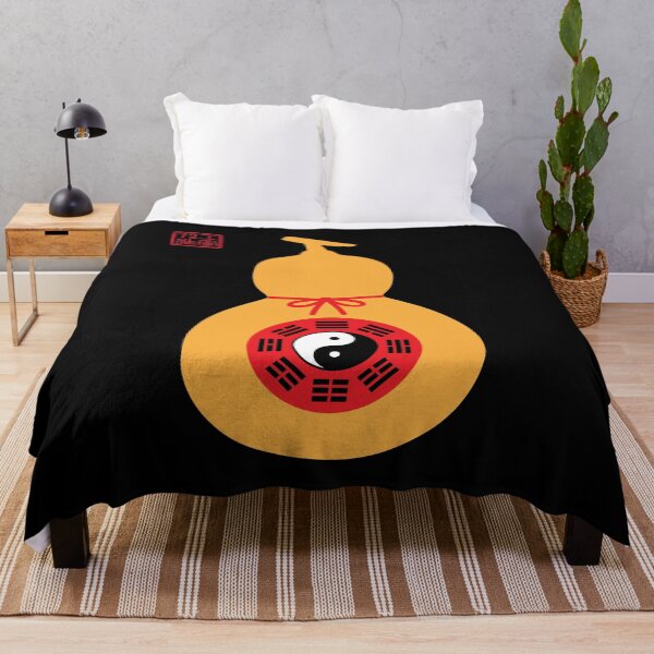 Item preview, Yin Yang (陰陽) Bagua (八卦) Feng Shui (風水) - Chinese Gourd Bottle (葫蘆) - On Black designed and sold by STUDIO-72.
