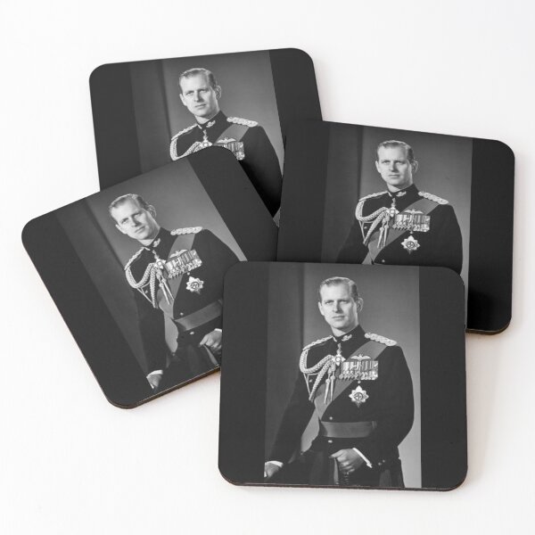 Item preview, Prince philip Duke of Edinburgh black and grey white Old  designed and sold by Blacksoulgear.