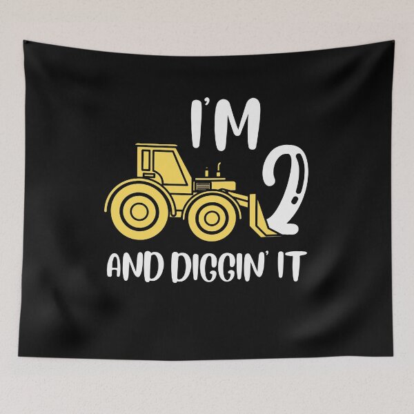 Item preview, I'm 2 and digging it 2nd birthday gift boy designed and sold by oussama dif.