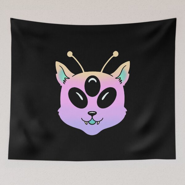 Item preview, Alien Cat Cute Kawaii Kitten designed and sold by trajeado14.