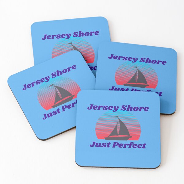 Item preview, Jersey Shore Just Perfect with Sunset and Sailboat design designed and sold by JerseyBoysTees.