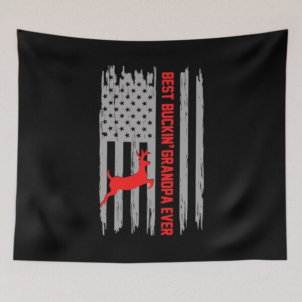 Item preview, Copy of Best Buckin' Grandpa Ever father's day gift - distressed flag buckin dad 4th of july designed and sold by oussama dif.