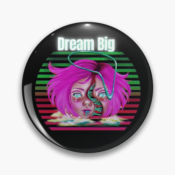 Artikelvorschau, Mädchen mit rosa Haaren retro Hintergrund entworfen und verkauft von Birdhead.