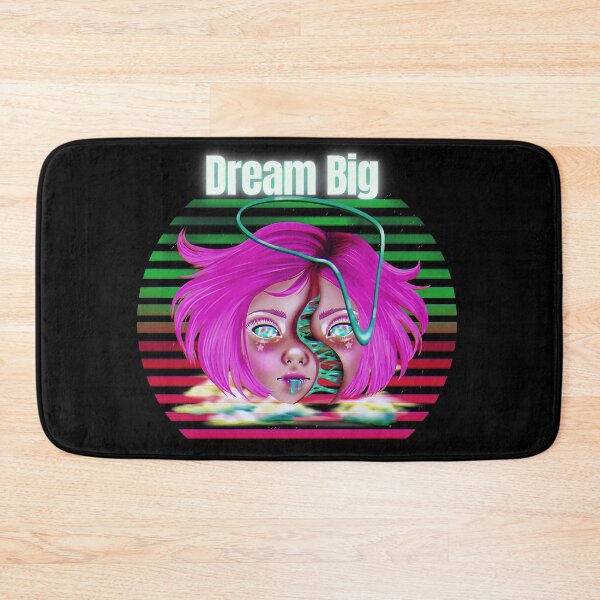 Item preview, Girl with pink hair retro background designed and sold by Birdhead.