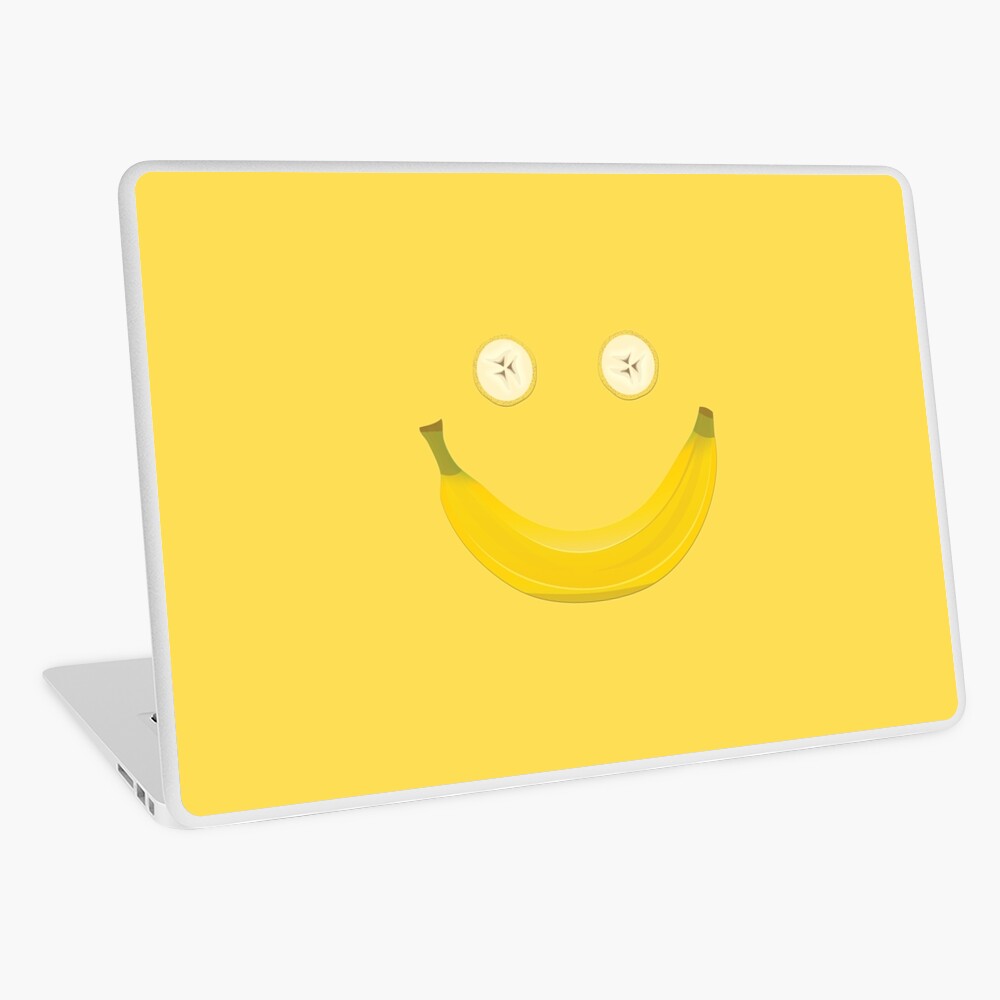 Funny Banana Yellow Smile Face