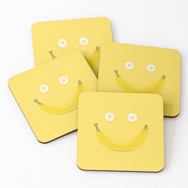 Item preview, Funny Banana Yellow Smile Face designed and sold by dass-art.