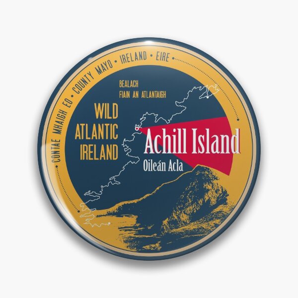 Item preview, Achill Island Mayo Ireland T-Shirt Sticker designed and sold by ROADTROOPER.