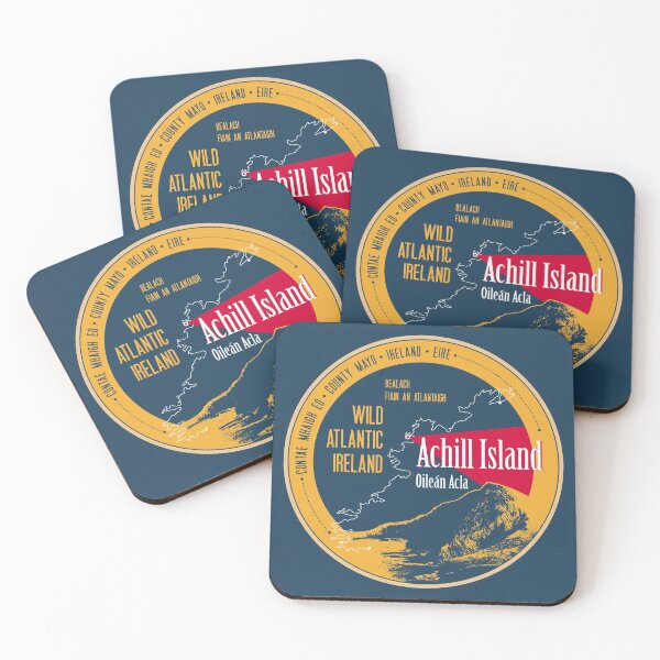 Item preview, Achill Island Mayo Ireland T-Shirt Sticker designed and sold by ROADTROOPER.
