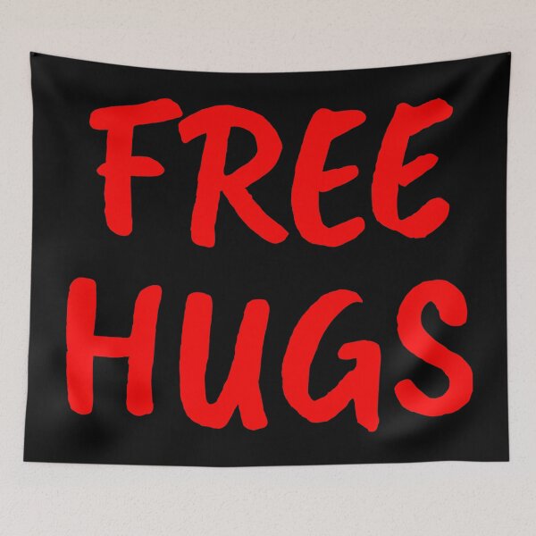 Item preview, Free Hugs Text Lettering Calligraphy Design designed and sold by Urban-Lettering.