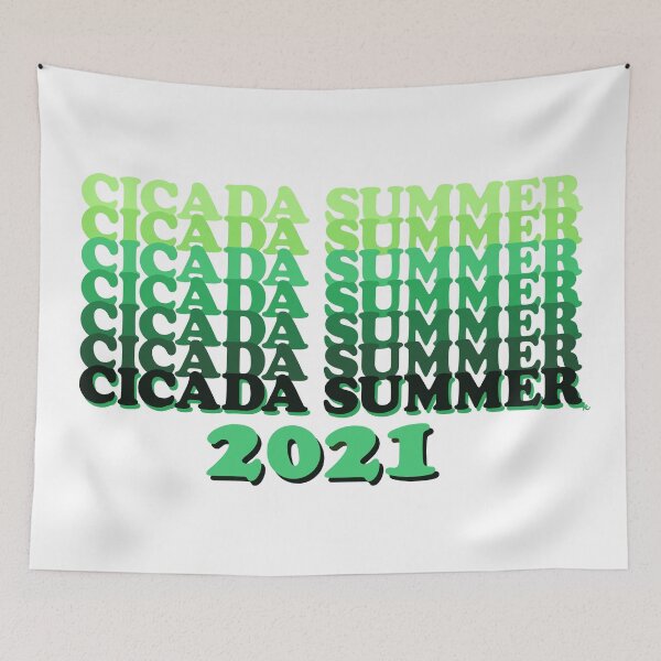 Item preview, Cicada Summer - Forest designed and sold by The White Bat.