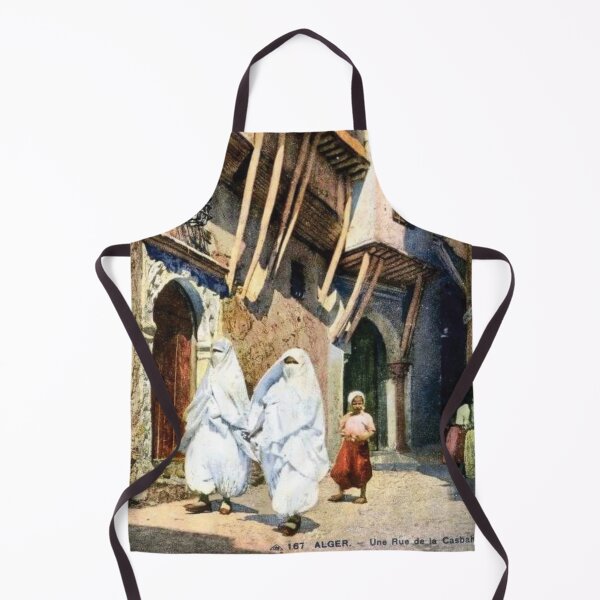 Item preview, original algerian old women with hayak in casbah street designed and sold by kikinafashion.