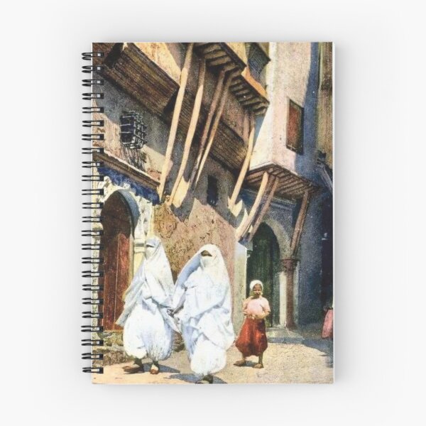 Item preview, original algerian old women with hayak in casbah street designed and sold by kikinafashion.