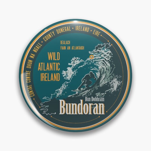 Item preview, Bundoran Donegal Ireland T-Shirt Sticker  designed and sold by ROADTROOPER.
