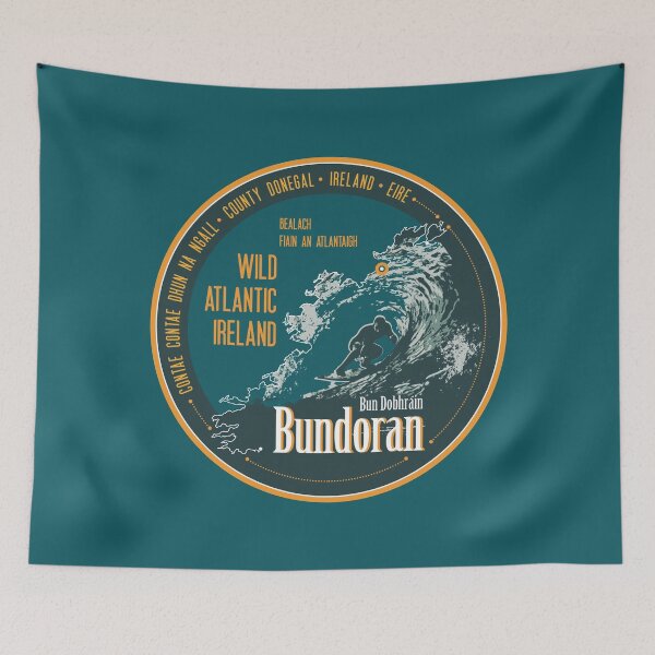 Item preview, Bundoran Donegal Ireland T-Shirt Sticker  designed and sold by ROADTROOPER.