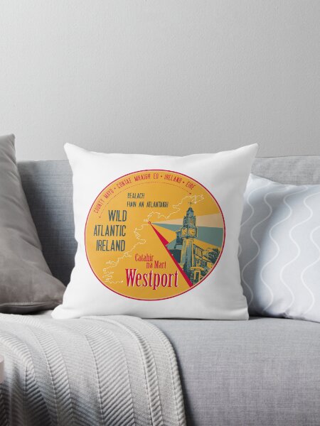 Item preview, Westport County Mayo Ireland T-Shirt Sticker designed and sold by ROADTROOPER.