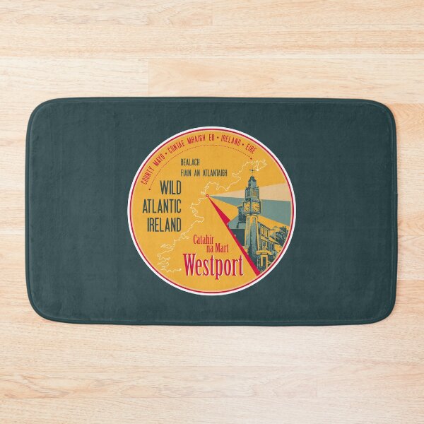 Item preview, Westport County Mayo Ireland T-Shirt Sticker designed and sold by ROADTROOPER.