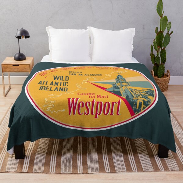 Item preview, Westport County Mayo Ireland T-Shirt Sticker designed and sold by ROADTROOPER.