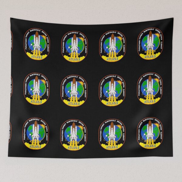 Item preview, STS-66 Patch Insignia NASA Retro Style Vintage Emblem designed and sold by kawrdesigns.