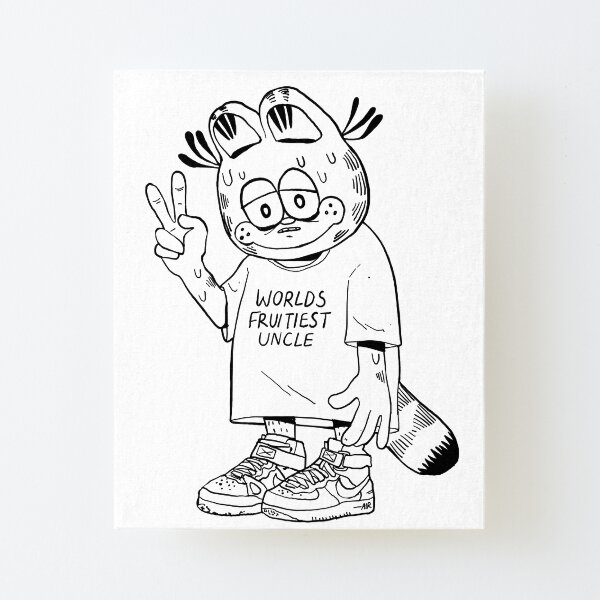 fruity uncle Canvas Mounted Print