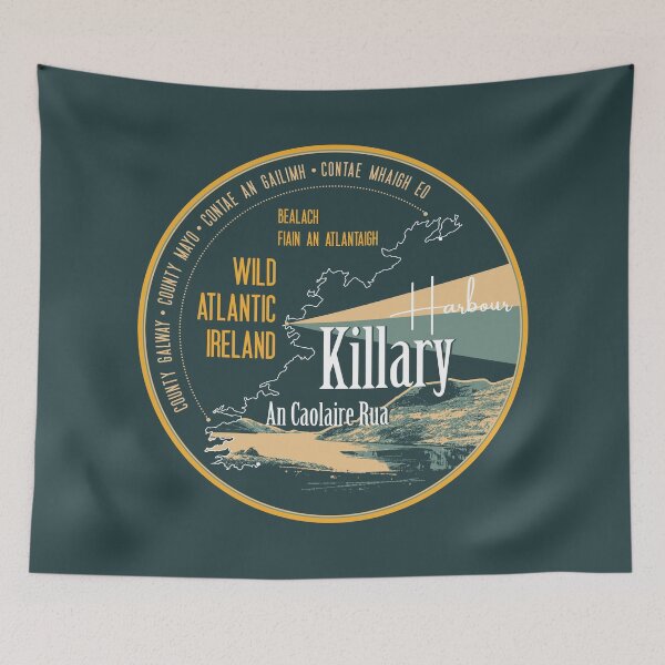 Item preview, Killary Galway Mayo Ireland T-Shirt Sticker designed and sold by ROADTROOPER.