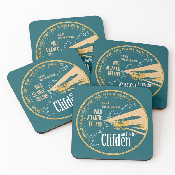 Item preview, Clifden Galway Ireland T-Shirt Sticker designed and sold by ROADTROOPER.