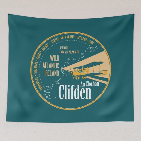 Item preview, Clifden Galway Ireland T-Shirt Sticker designed and sold by ROADTROOPER.