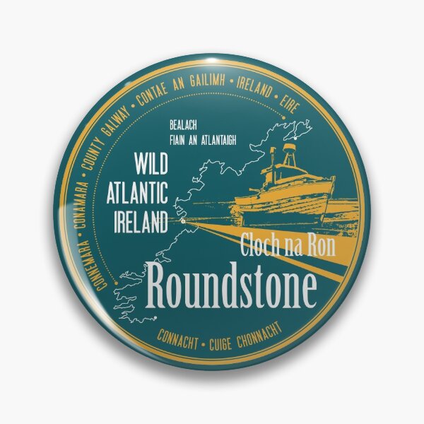 Item preview, Roundstone County Galway Ireland T-Shirt Sticker designed and sold by ROADTROOPER.