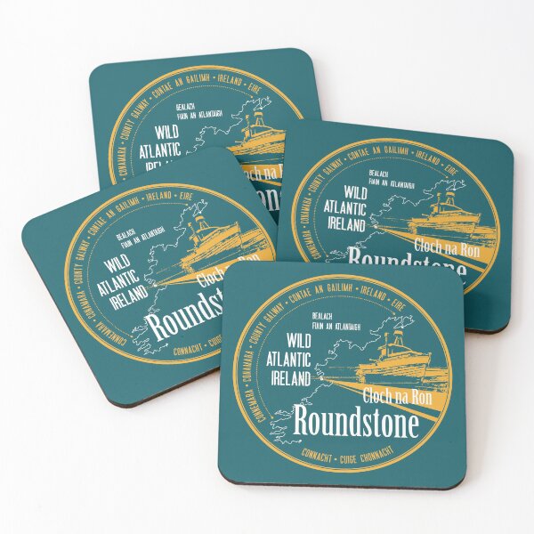 Item preview, Roundstone County Galway Ireland T-Shirt Sticker designed and sold by ROADTROOPER.