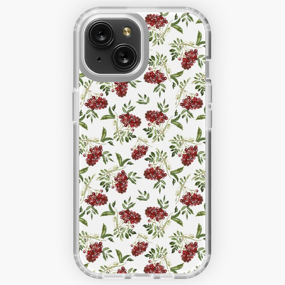 Rowan Fruit Red Berries Garden Berry Leaves Illustration Socks for Sale by  ARTmosphera | Redbubble