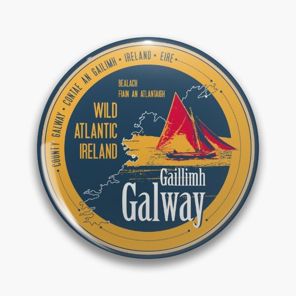 Item preview, Wild Atlatic Way Galway Ireland T-Shirt Sticker Magnet 2 designed and sold by ROADTROOPER.