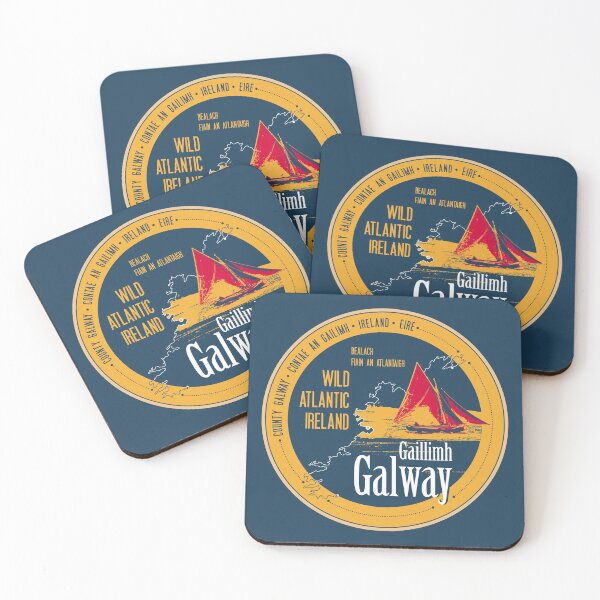 Item preview, Wild Atlatic Way Galway Ireland T-Shirt Sticker Magnet 2 designed and sold by ROADTROOPER.