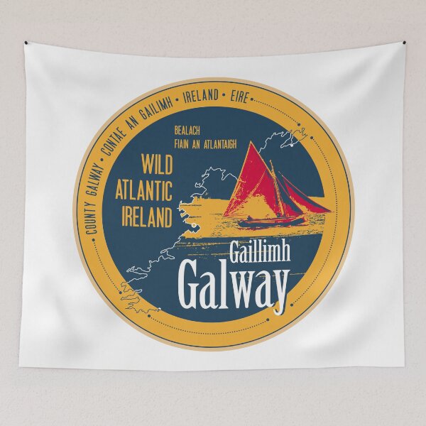 Item preview, Wild Atlatic Way Galway Ireland T-Shirt Sticker Magnet 2 designed and sold by ROADTROOPER.