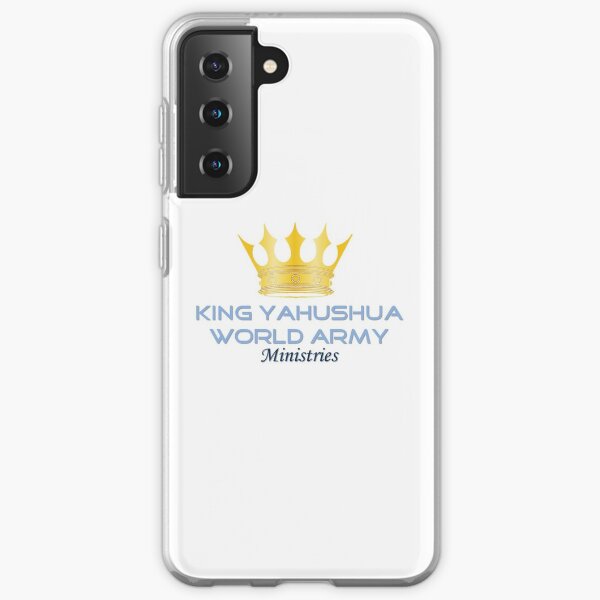 King YAHUSHUA World Army Ministries Logo Samsung Galaxy Flexible Hülle