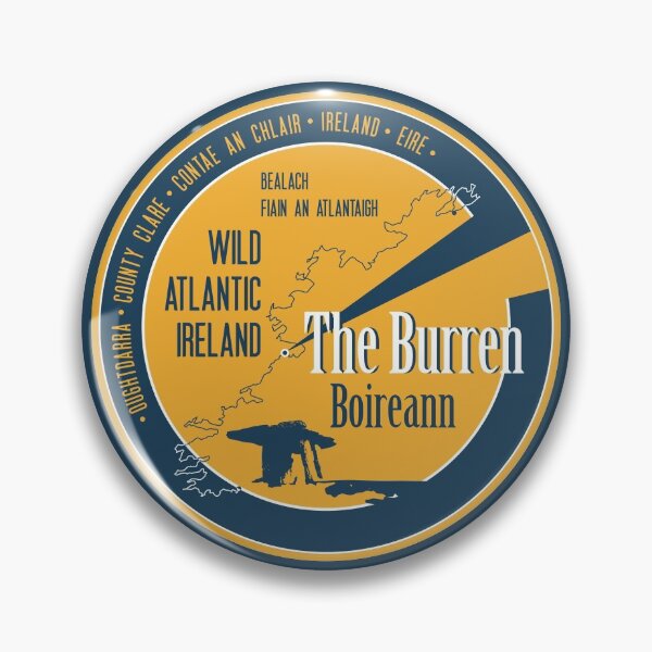 Item preview, The Burren Co Clare Ireland Sticker  designed and sold by ROADTROOPER.